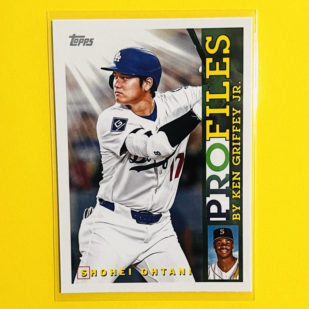 2026 Topps Series 1‎ Shohei Ohtani ProFiles TP-1 Ken Griffey Jr Insights Dodgers